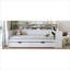 Lit de jour simple multifonctionnel en bois massif avec rangement