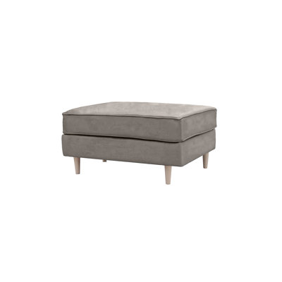 Boubacar 93cm Wide Velvet Rectangle No Pattern Standard Ottoman