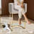 Counter Height Bar Stools, Modern Barrel Counter Stools Upholstered Accent Barstools With Footrest-1296136813-1296136815