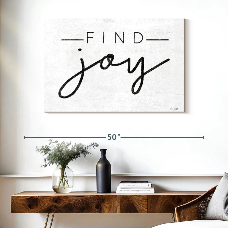 Tergel Find Joy, 26" H x 39" W