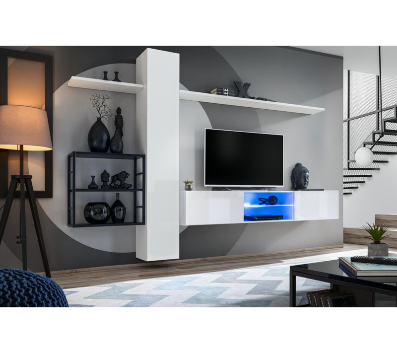 Unfinished Entertainment Centre for TVs up to 75", White