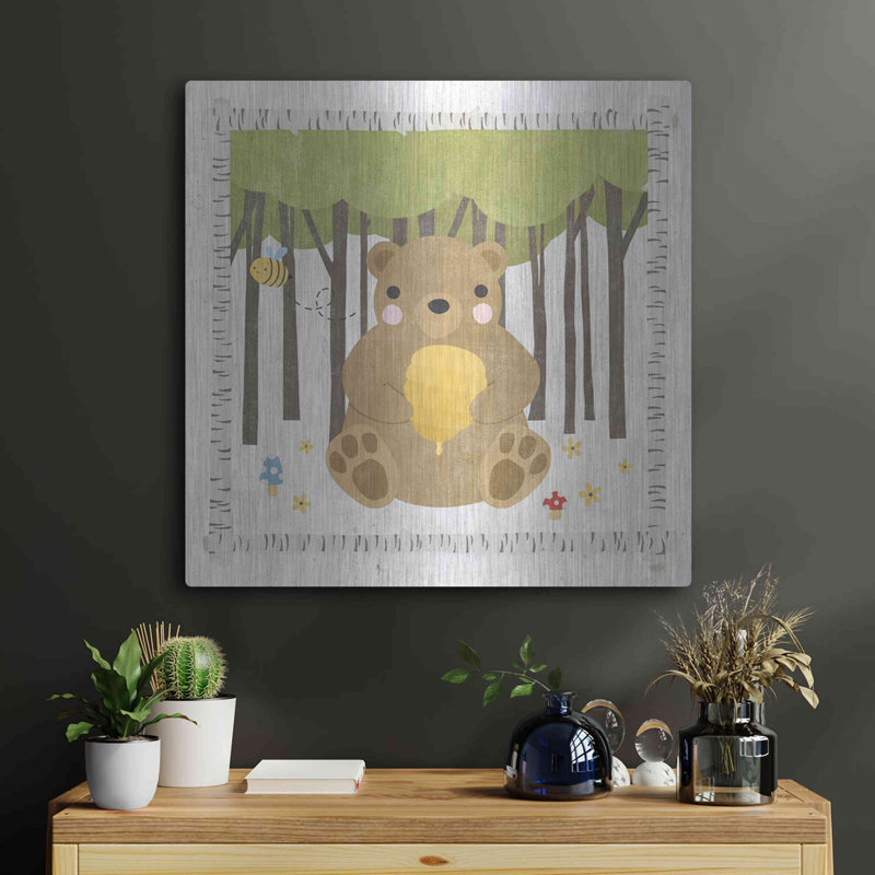 «Wood Land Hideaway Bear» par Moira Hershey, H 24 po x l 24 po