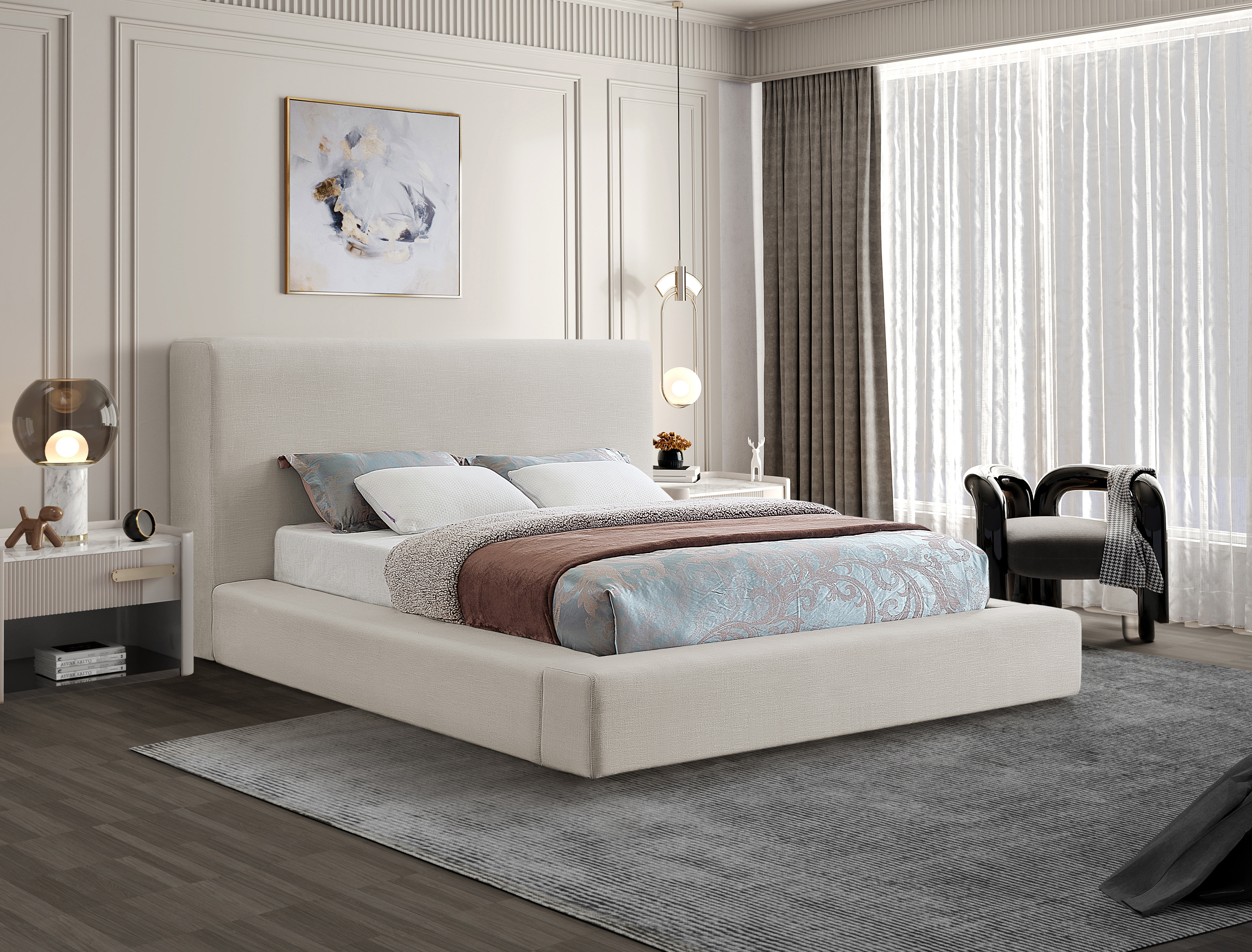 Ishia Upholstered Platform Bed