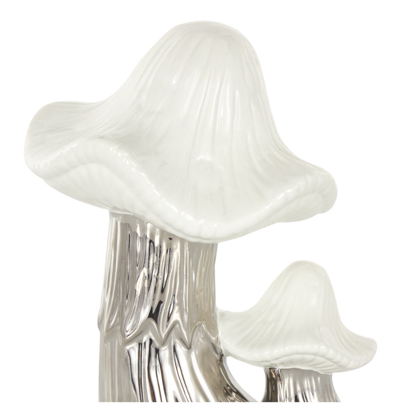 Isahi Food & Beverage Figurines & Sculptures, White/Silver
