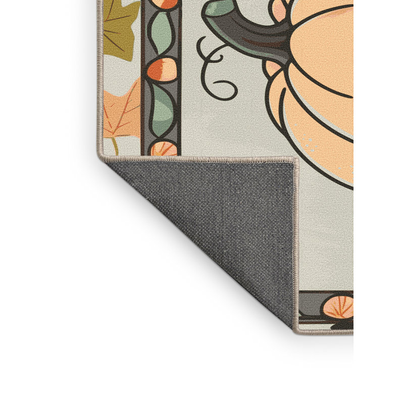 Tapis de vacances d'Halloween The Holiday Aisle®, Rectangle 4pi x 6 pi