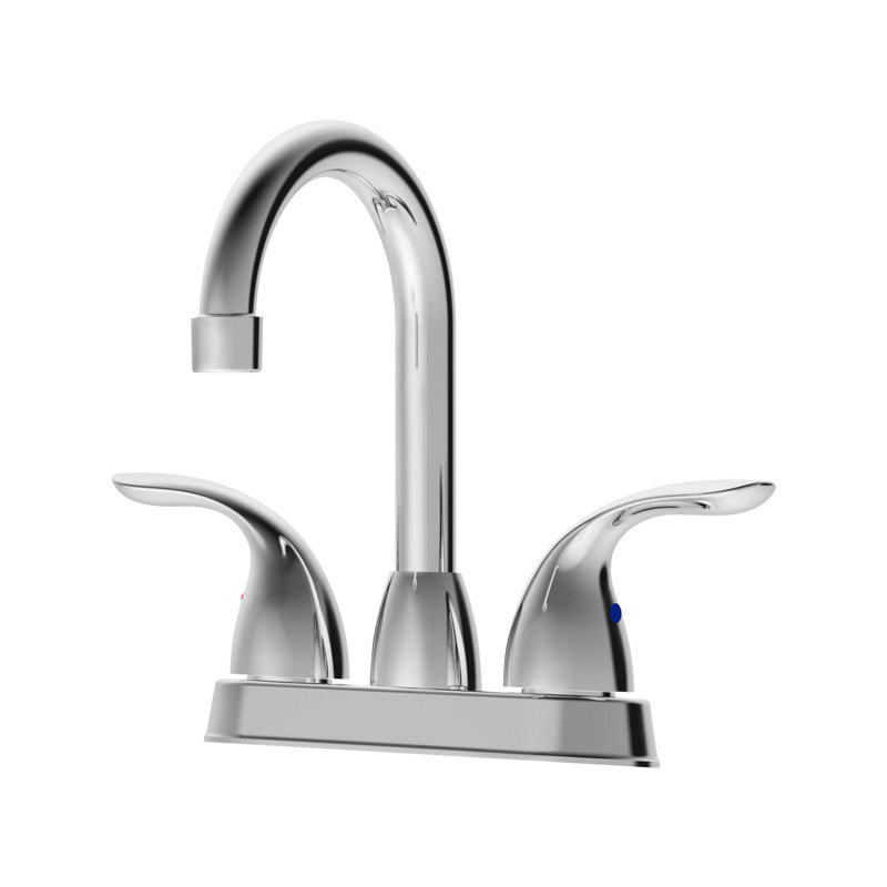 11.97" Bathroom Faucet Finish, 2, 360 Swivel Spout, Deck Mounted, , Stain , Plate Sink In , Swivel, Stain-,, Brushed Nickel