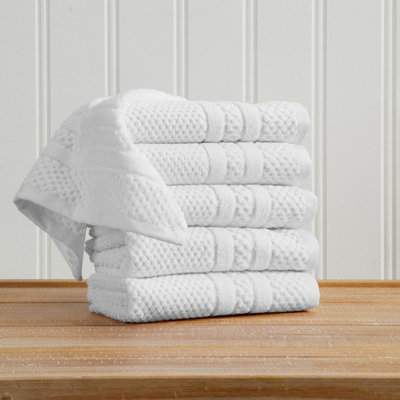 Ensemble de serviettes 100% coton à carreaux