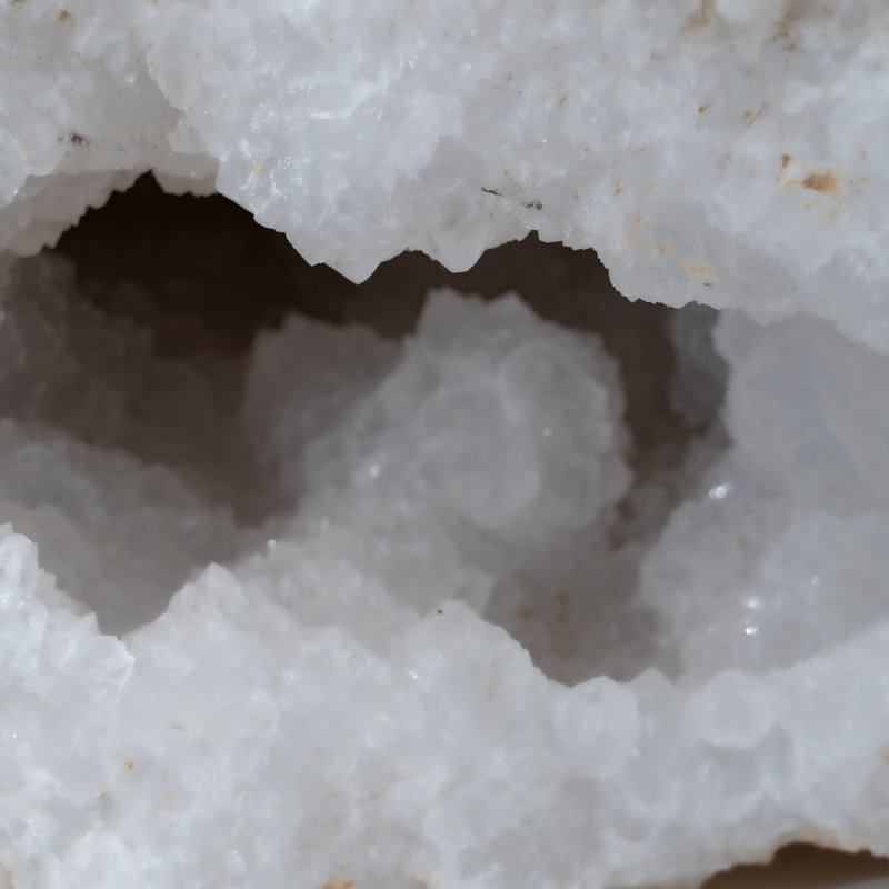 Genuine Calcite Geode From Morocco, 6" H x 11" W x 7" D