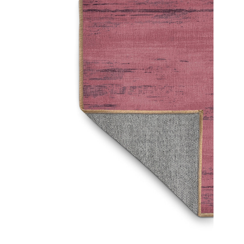 Tapis abstrait lavable à la machine, Carré 5 pi