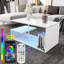 Table basse Holl moderne avec bande lumineuse à DEL RVB contrôlée par application intelligente-1531779177