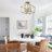 4-light Golden Flush Mount