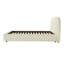 Lit, tissu beige-684559755