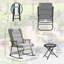 Ensemble de chaises berçantes pliables 3 pièces-1635434506