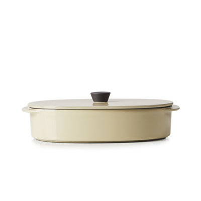 Revol Culinary Caractere 43.9582 Oz Ceramic Oval Dish with Lid