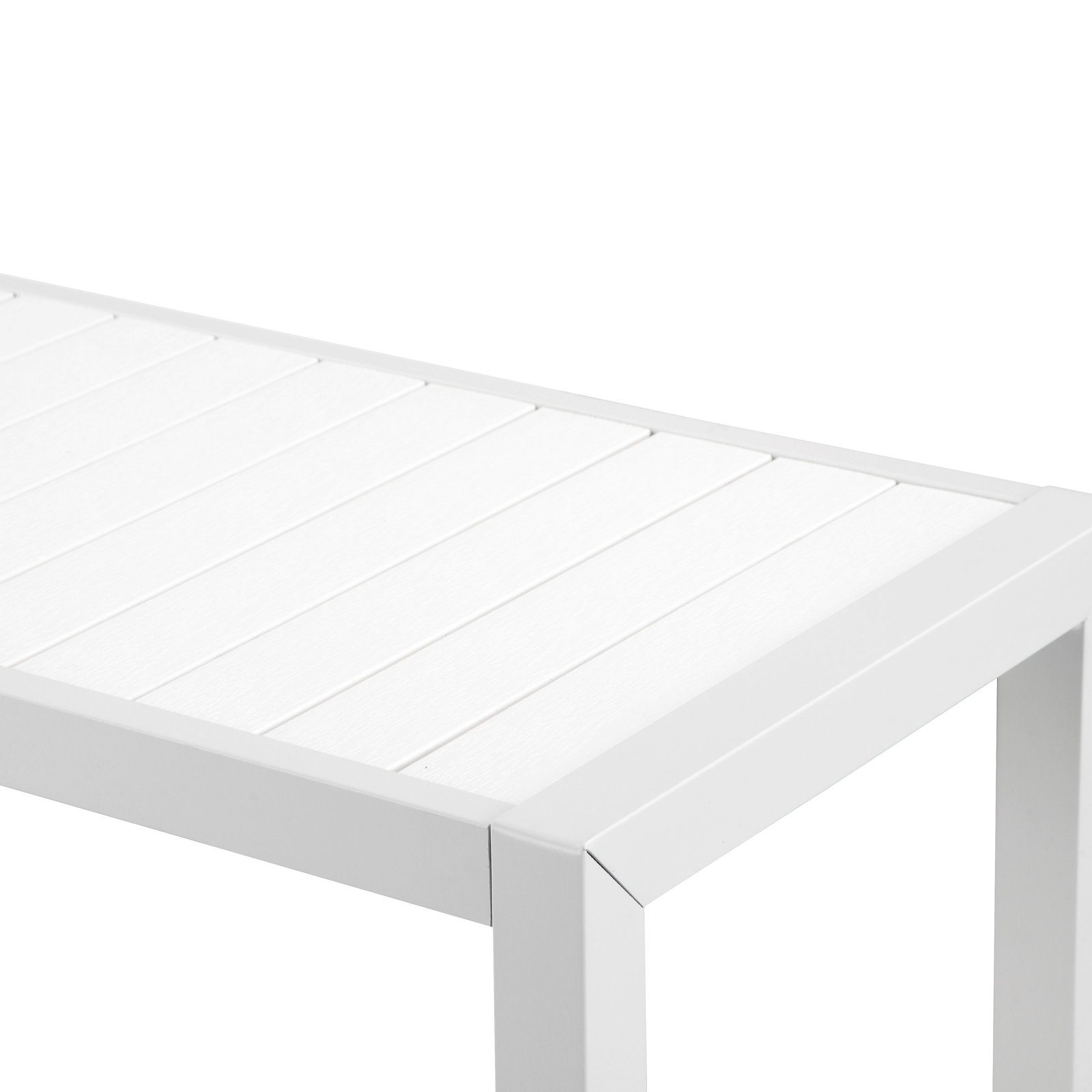 Doss Console Table, White, White