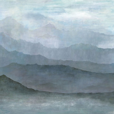 Romriell Misty Mountains Matte Wall Mural 250cm H x 318cm W