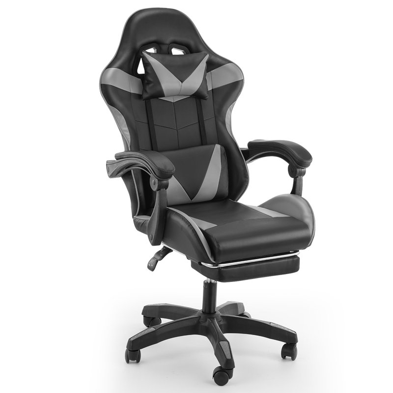 Inbox Zero Adjustable Swiveling Accent Game Chair