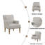 Chaise avec accoudoirs
