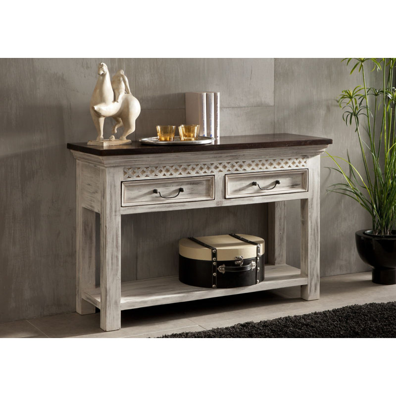 Castle 115cm Solid Wood Console Table