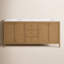 Benita 72" Rattan and Oak Bathroom Vanity