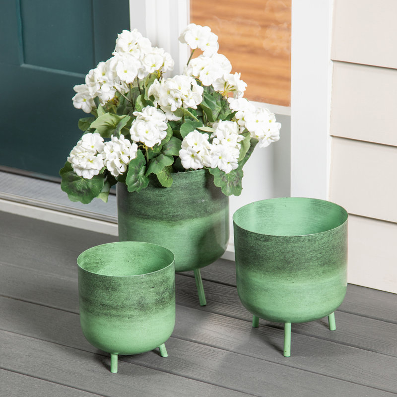 Ensemble de pots à fleurs 3 pièces Cayan