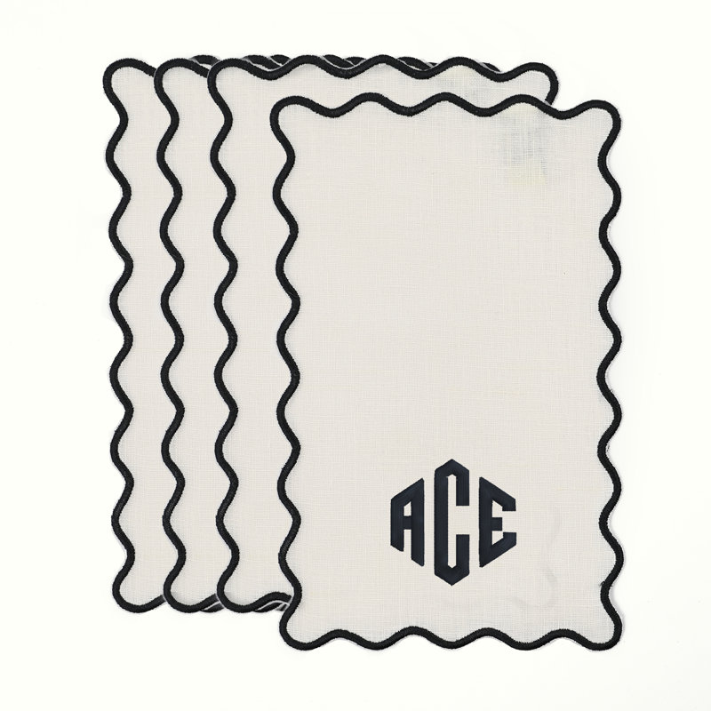 The Vivienne Rectangle Cocktail Napkins