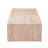 Branford Outdoor Rectangular MGO Coffee Table With Travertine Texture
