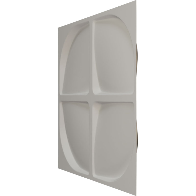 L 19 5/8 po x H 19 5/8 po Franklin EnduraWall, panneau mural 3D décoratif, bronze foncé métallique (couvre 2,67 pieds carrés)