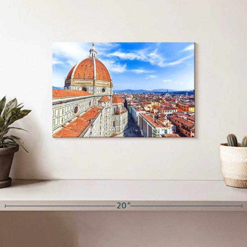 Florence Cathedral Skyline, 8" H x 12" W