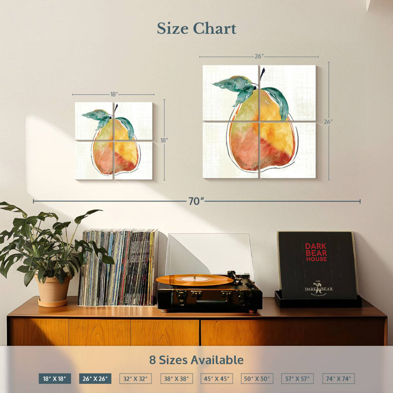 Yarlin Happy Pear, H 18 po x l 18 po