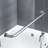 Julien 48'' - W x 58'' H Door Frameless Tub Door with Heat Soaking Process; Protective Coating Treatment-325990597