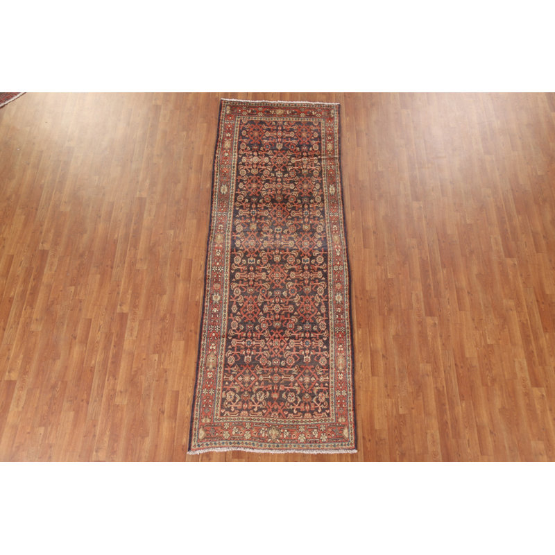 Tapis de couloir géométrique traditionnel 4 x 10
