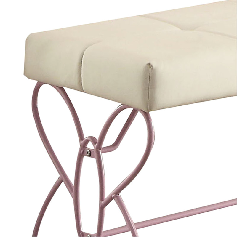 Banc blanc et rose Marvelous