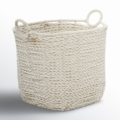 Ancerre Handmade Bohemian Fabric Decorative Basket 1