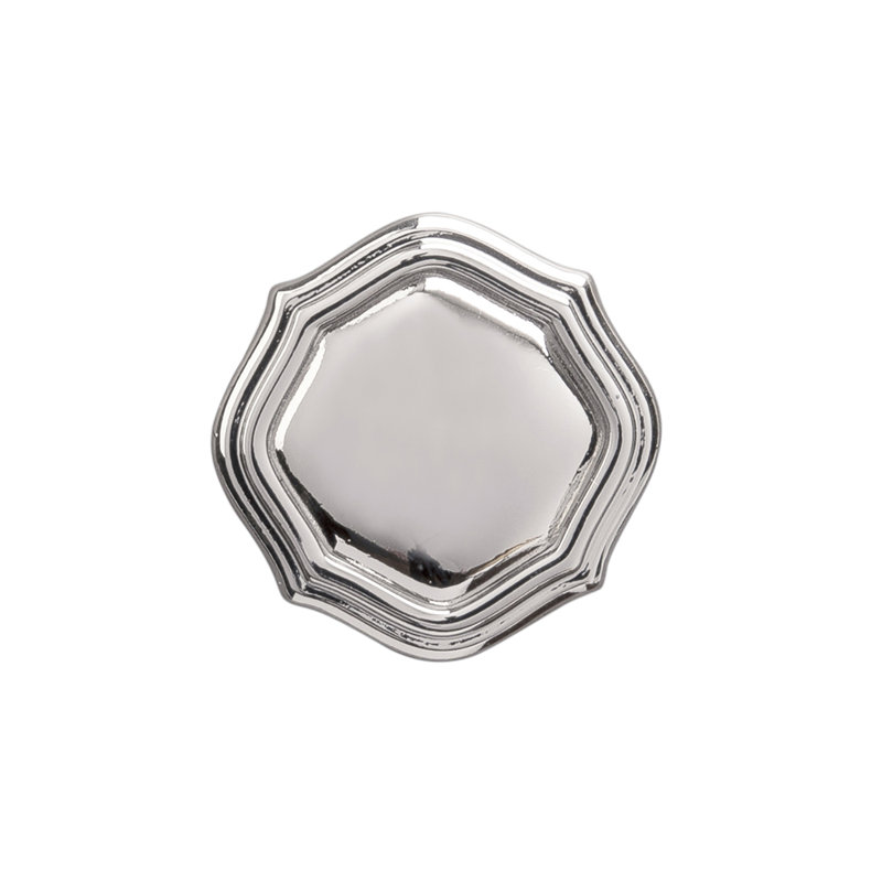 Trellis Collection Knob - 1-1/2 " Diameter Cabinet Knob - Traditional Hardware for Drawers & Cabinets, Polished Nickel