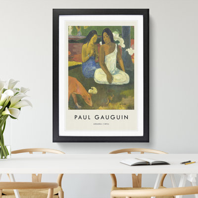 Arearea by Paul Gauguin - Picture Frame Graphic Art