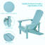 Chaise Adirondack en plastique Yonds-1895301200