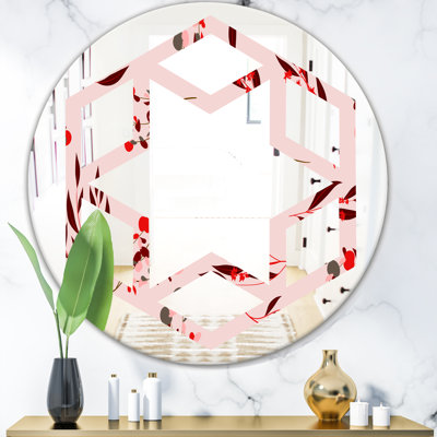 Miroir mural Hexagon Star Eucalyptus