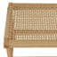 3-Seater Garden Bench Teak Seat Synthetic