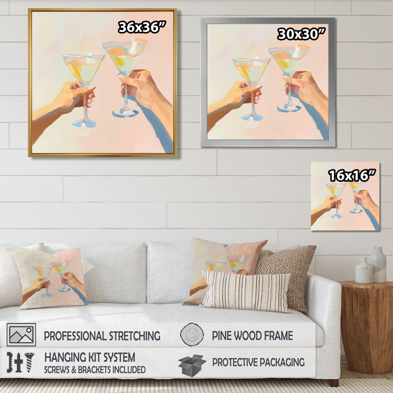 Mathison - Food & Beverage Large Wall Art, Wrapped Canvas, Does Not Apply, 16" H x 16" W