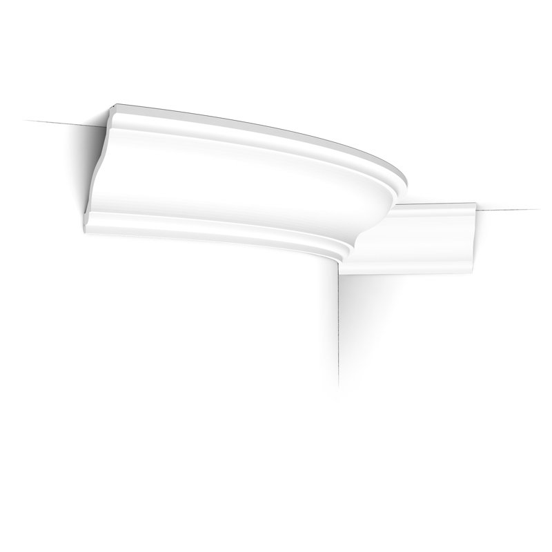 Polyuréthane flexible, blanc apprêté H 4 3/4 po x l 78 po x P 4 3/8 po