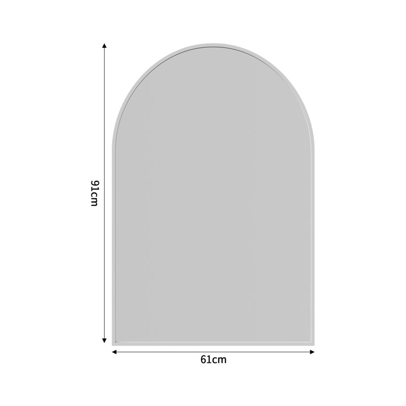 Glass Wall Full Length Mirror, Rectangle