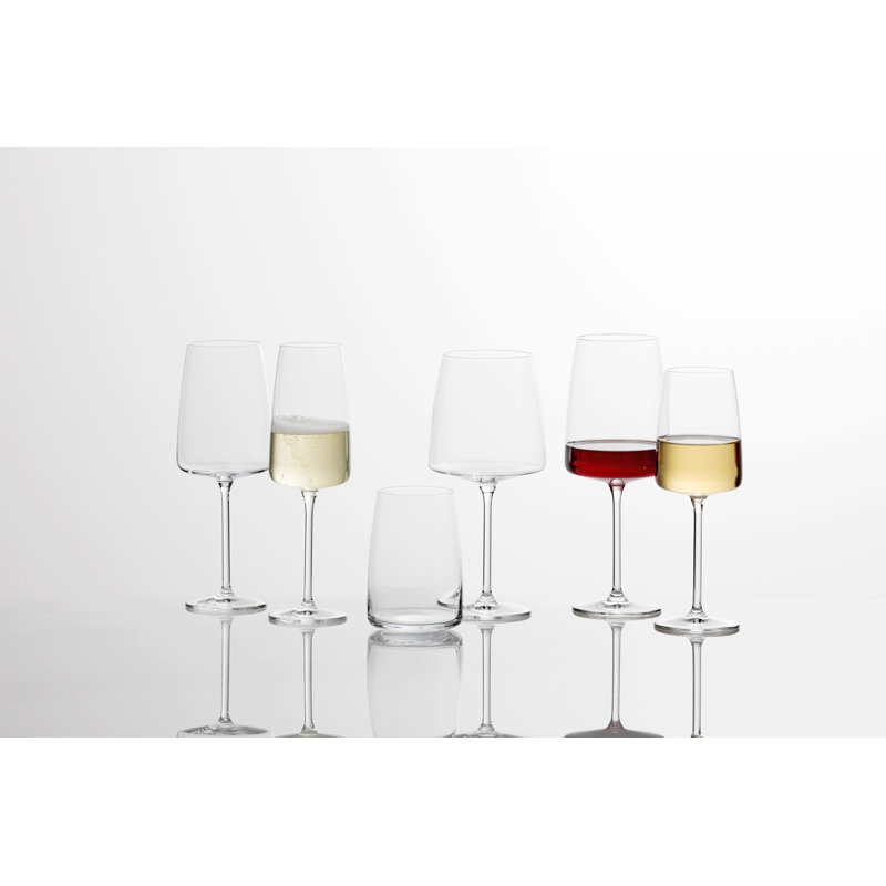 Sensa 13.1 oz. Clear Crystal Champagne Flute Set