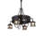 Elizette 4 - Light Dimmable Geometric Chandelier