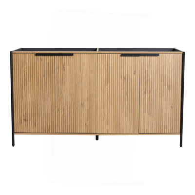 60" Freestanding Bathroom Vanity  (KD-Packing)-Excluding Sink