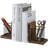 Modern Rustic Wood Non-Skid Bookends
