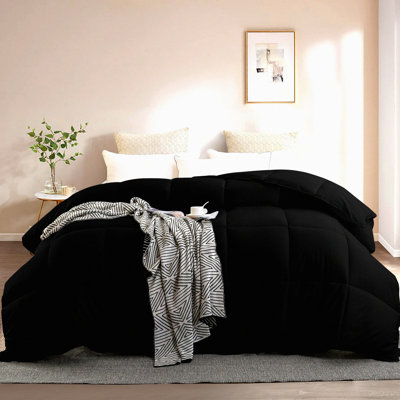 Cooling Comfort All Season Queen Duvet Insert - Ultra Soft Quilted Bedding with Corner Tabs - Hotel Collection Machine Washable - Down Alternative Comforter