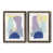 Papier, cadre noyer