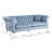 87" Oro Chesterfield Sofa with Flared Arms-91260651