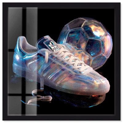 «Sneaker and Soccer Ball Sports», reproduction artistique par Art Remedy